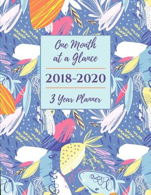 One Month at a Glance 2018-2020 3 Year Planner: Monthly Schedule Organizer - Agenda for 3 Years, Month Per Page Calendar, Appointment Gift Notebook - Useful Books