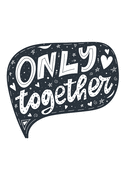 Only Together: Cute Valentine's Day Gift for Him - Lined Notebook Journal