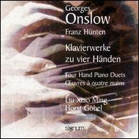 Onslow / Hnten: Four Hand Piano Duets - Horst Gobel (piano); Liu Xiao Ming (piano)