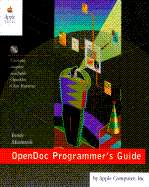 OpenDoc Programmer's Guide for the Mac OS - Apple Computer Inc, and Apple Computer, Inc Staff