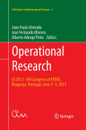 Operational Research: IO 2013 - XVI Congress of Apdio, Bragan?a, Portugal, June 3-5, 2013