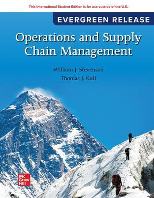Operations and Supply Chain Management: 2024 Release ISE - Stevenson, William J