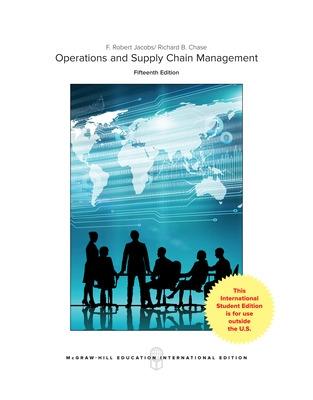 Operations and Supply Chain Management - Chase, Richard, and Jacobs, F. Robert
