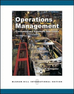 Operations Management: With Student CD-ROM: Contemporary Concepts and Cases