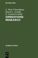 Operations Research: Eine Einf?hrung in Die Unternehmensforschung