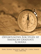 Opportunities for Study at American Graduate Schools