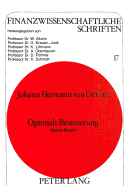 Optimale Besteuerung: (Optimal Taxation?)