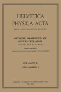 Optische Messungen Am Quecksilber-Atom