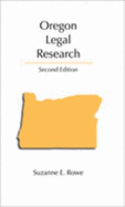 Oregon Legal Research - Rowe, Suzanne E