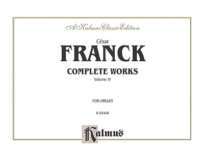 Organ Works, Vol 4: Comb Bound Book - Franck, Csar (Composer)