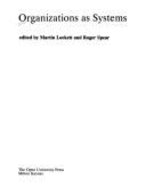 Organizations as Systems
