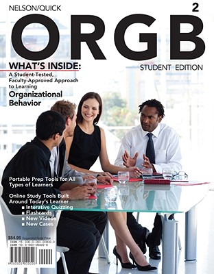 Orgb 2 (with Review Cards and Management Coursemate with eBook Printed Access Card) - Nelson, Debra L, Dr., and Quick, James Campbell, PH.D.