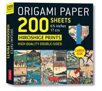 Origami Paper 200 Sheets Hiroshige Prints 6 3/4" (17 CM): Large Tuttle Origami Paper: High-Quality Double Sided Origami Sheets Printed with 12 Different Prints (Instructions for 6 Projects Included)