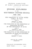 Original Narratives of Early American History: Spanish Explorers in the Southern United States 1528-1543