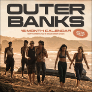 Outer Banks 16-Month 2024-2025 Wall Calendar With Bonus Poster