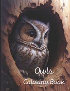 Owl Coloring Book: A painting fun for children and adults. Book Cover 2