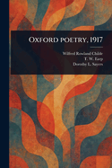 Oxford Poetry, 1917