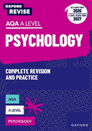 Oxford Revise: AQA A Level Psychology (AS exams from 2026; A Level exams from 2027)