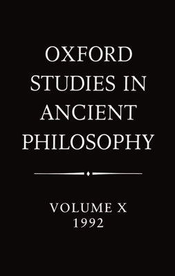 Oxford Studies in Ancient Philosophy - Annas, Julia (Editor)