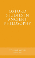 Oxford Studies in Ancient Philosophy