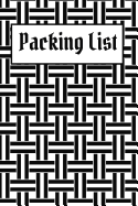 Packing List: Packing List To do List Checklist Manifesto Trip Planner Vacation Planning Adviser Itinerary Travel Diary Planner Organizer Budget Notes size 6*9 inches 100 Pages