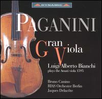 Paganini: Gran Viola - Bruno Canino (piano); Luigi Alberto Bianchi (viola); Berlin RIAS Symphony Orchestra; Jacques Delacote (conductor)