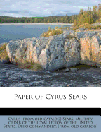 Paper of Cyrus Sears