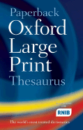 Paperback Oxford Large Print Thesaurus