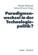 Paradigmenwechsel in Der Technologiepolitik?