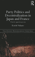 Party Politics and Decentralization in Japan and France: When the Opposition Governs