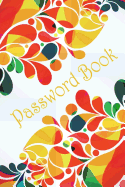 Password Book: Colorful-Ornamental-Abstract-Design