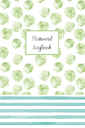 Password Logbook: with Gorgeous Floral and Stripes Cover