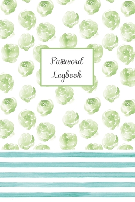 Password Logbook: with Gorgeous Floral and Stripes Cover - Lovable Logs