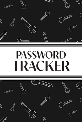 Password Tracker (Black Keys): 6"x9" Alphabetical Password Logbook for Easy Organization - Revive Stationery