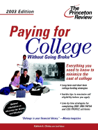 Paying for College Without Going Broke, 2003 Edition