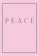 Peace: A decorative book for coffee tables, end tables, bookshelves and interior design styling Stack home books to add decor to any room. Monochrome effect cover: Ideal for your own home or as a gift for interior design savvy people