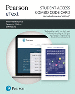 Pearson Etext for Personal Finance -- Combo Access Card