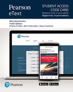 Pearson Etext Macroeconomics -- Access Card