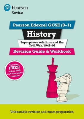 Pearson REVISE Edexcel GCSE History Superpower relations and the Cold War Revision Guide and Workbook inc online edition and quizzes - 2023 and 2024 exams - Dowse, Brian