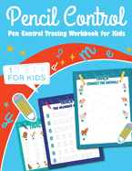 Pen Control Tracing Book for Kids: Color Book, Tracing Numbers for Kids, Tracing Letters for Kids, Connect the Animals, Fun Activity Book for Children to Learn, Color Book