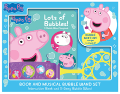 Peppa Pig: Lots of Bubbles! Book and Musical Bubble Wand Set
