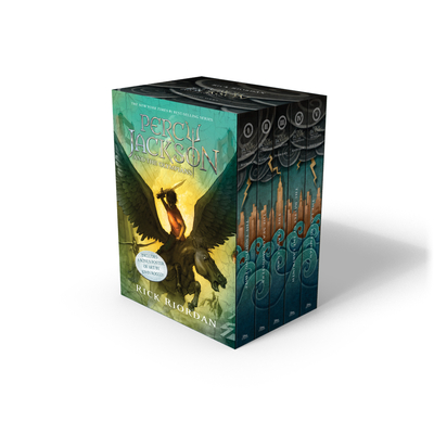 Percy Jackson and the Olympians 5 Book Paperback Boxed Set (New Covers W/Poster) - Riordan, Rick