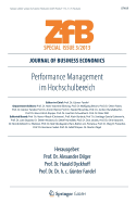 Performance Management Im Hochschulbereich: Dilger/Dyckhoff/Fandel (Hrsg.), Performance Management Im Hochschulbereich (Zfb Special Issue 3)
