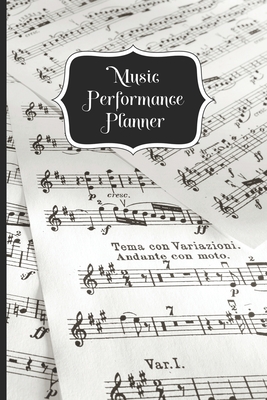 Performance Planner: Undated Weekly Monthly Schedule Organizer for Musicians - Horizons, Creative