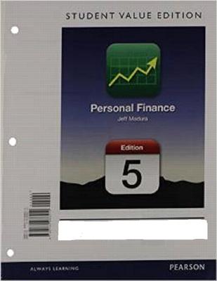 Personal Finance Student Value Edition with MyFinanceLab with Pearson eText Package - Madura, Jeff, Professor