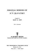 Personal Memoirs of H. P. Blavatsky