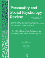 Personality and Social Psychology at the Interface: New Directions for Interdisciplinary Research: A Special Issue of personality and Social Psychology Review