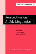 Perspectives on Arabic Linguistics: Papers from the Annual Symposium on Arabic Linguistics. Volume VIII: Amherst, Massachusetts 1994
