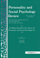 Perspectives on Evil and Violence: A Special Issue of Personality and Social Psychology Review