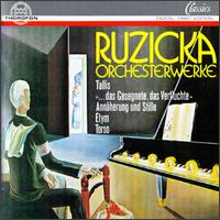 Peter Ruzicka: Orchesterwerke - Justus Frantz (harpsichord); Phillip Moll (harpsichord)
